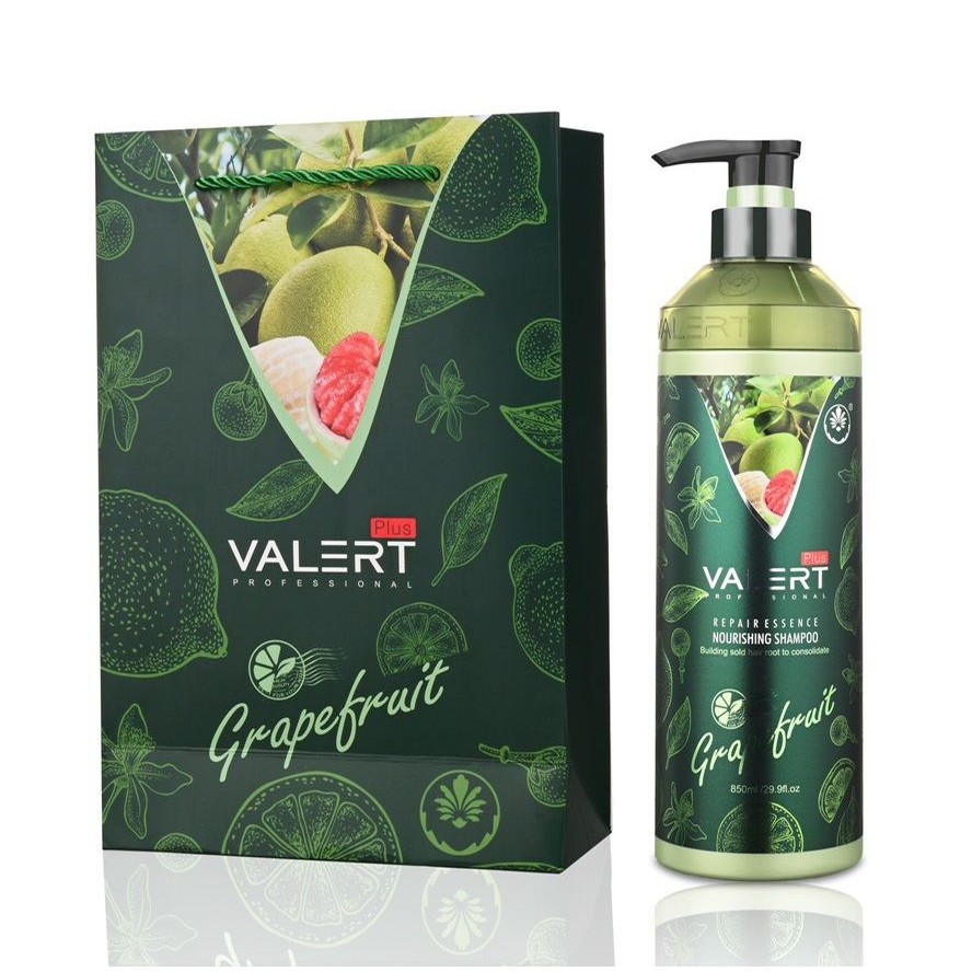 Bộ Dầu Gội-Xả-Tinh Dầu Bưởi Ngừa Ngăn Rụng Tóc Phục Hồi Hư Tổn Grapefruit 850ml