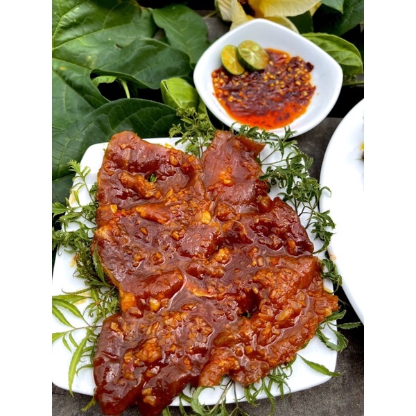 Thịt Nai Phi Lê ướp sate hộp 500gr (giao tphcm)