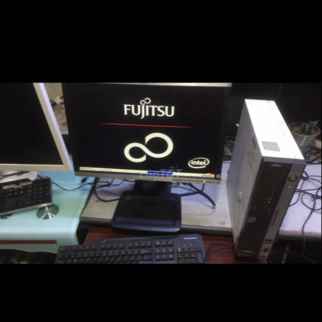 Bộ máy tính fujitsu nhật máy tính văn phòng giá siêu bền vs màn hình 19 in như trên