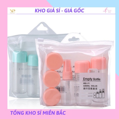 [❌GIÁ SỈ❌]Bộ chiết mỹ phẩm du lịch 8 món tiện lợi 88156