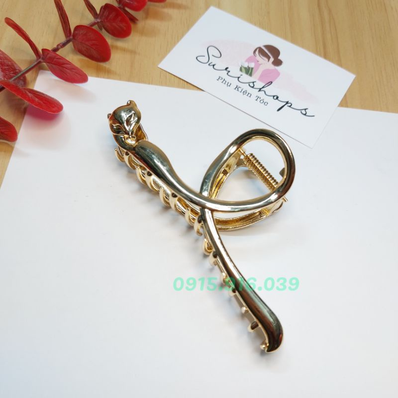 Kẹp Tóc Kim Loại Hình Hoa Hồng, Kẹp Tóc Hình Hồ Ly
