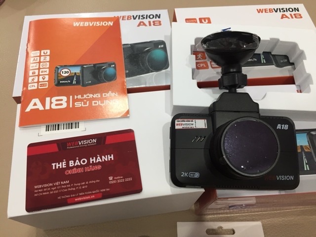 Camera hành trình Webvision A18 siêu cảnh báo giao thông chính hãng, siêu khuyến mại