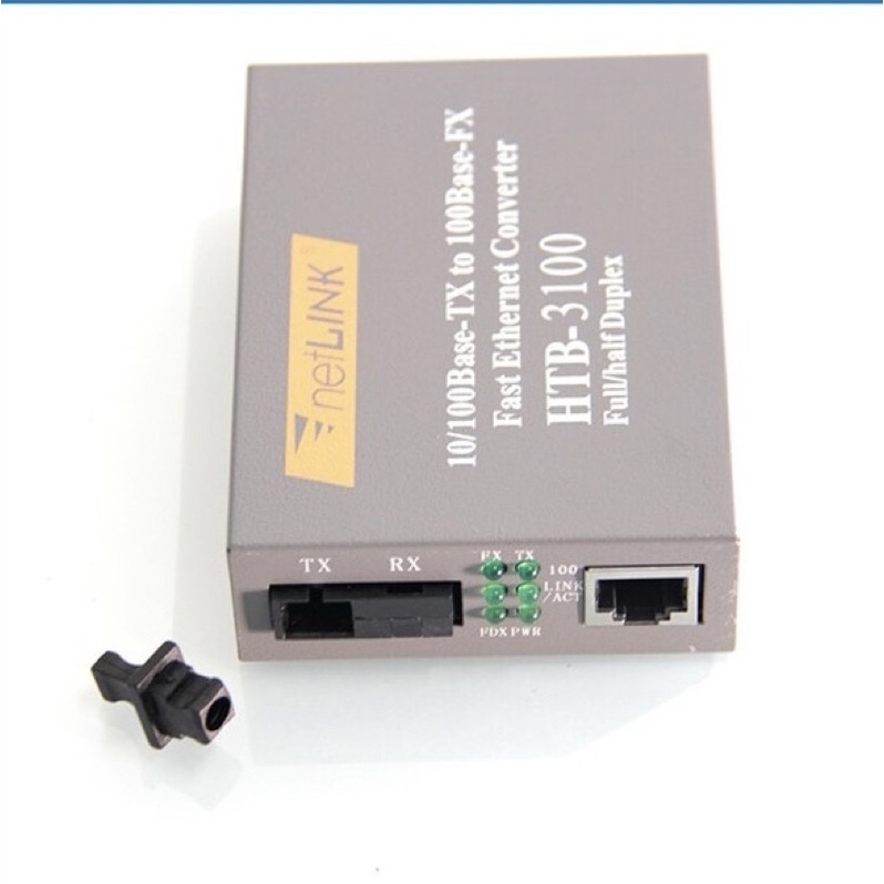 Giao Hỏa Tốc Converter quang 1 sợi 100MB NetLink HTB 3100 AB 1 bộ 2 cái