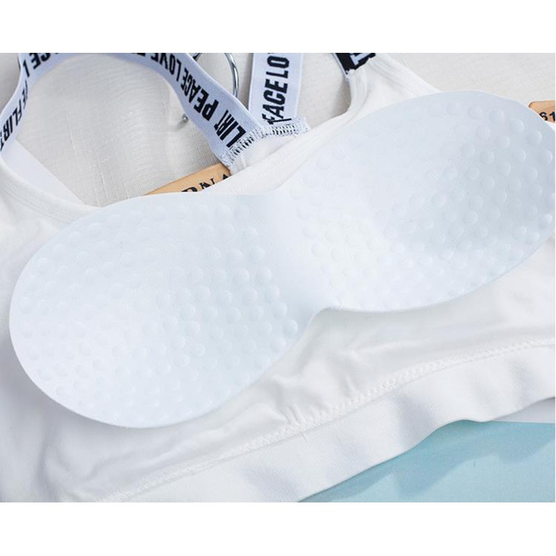 AOWEINISI Áo ngực không gọng vest thể thao32-34AB Có thể mặc