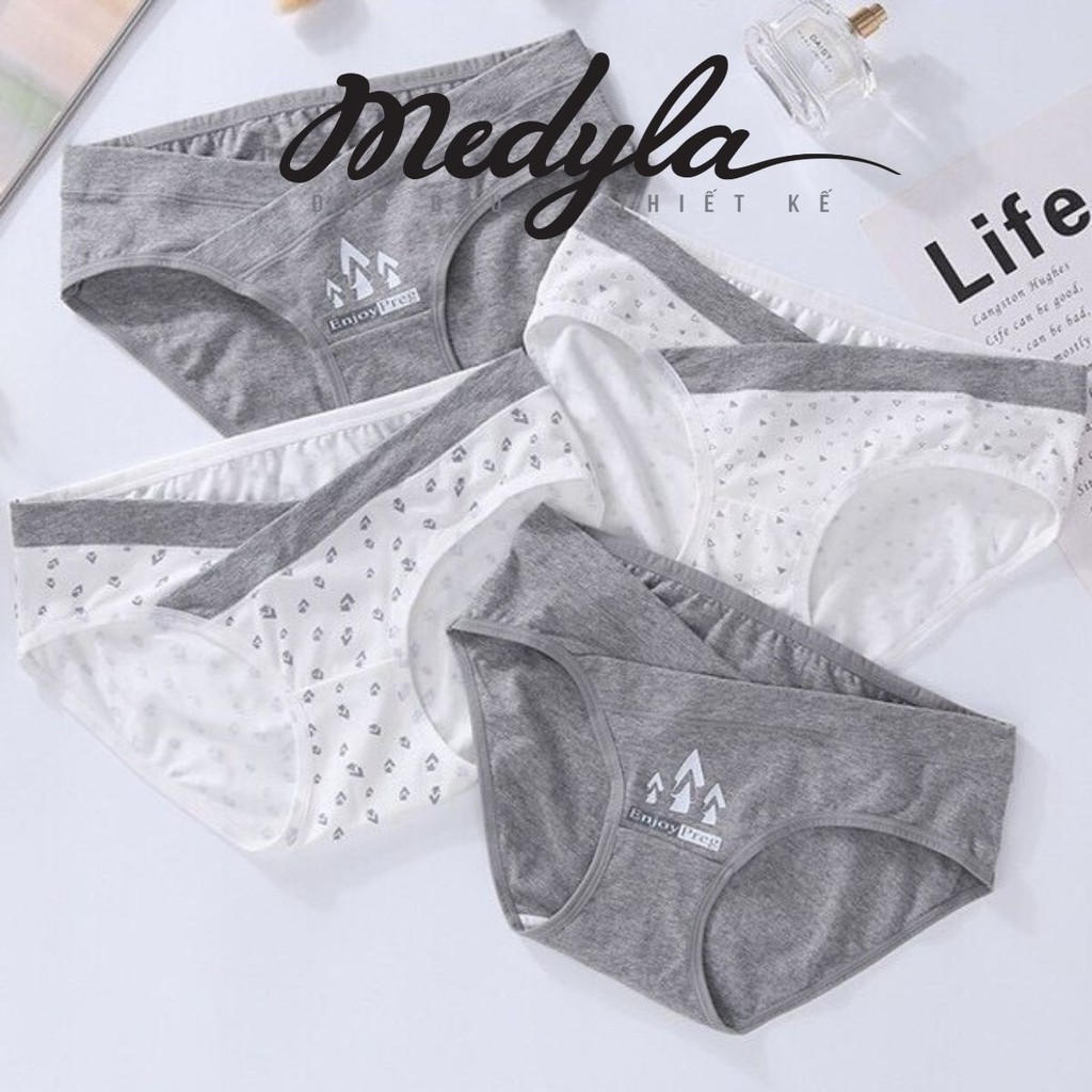 MEDYLA - Set 4 Quần Lót Bầu Cotton mềm mịn giá rẻ Kèm túi zip sang trọng | BigBuy360 - bigbuy360.vn
