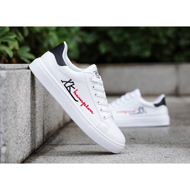 GIÀY SNEAKER NAM, GIÀY THỂ THAO NAM BUỘC DÂY XK MÀU TRẮNG SIÊU ĐẸP
