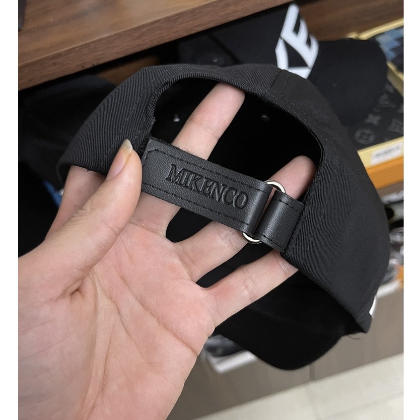 Mũ lưỡi trai MIKENCO loại 1 vải cotton khuy dập vân da cực hot nam nữ