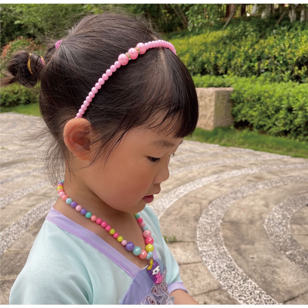 Cài tóc đính ngọc trai xinh xắn dành cho bé gái