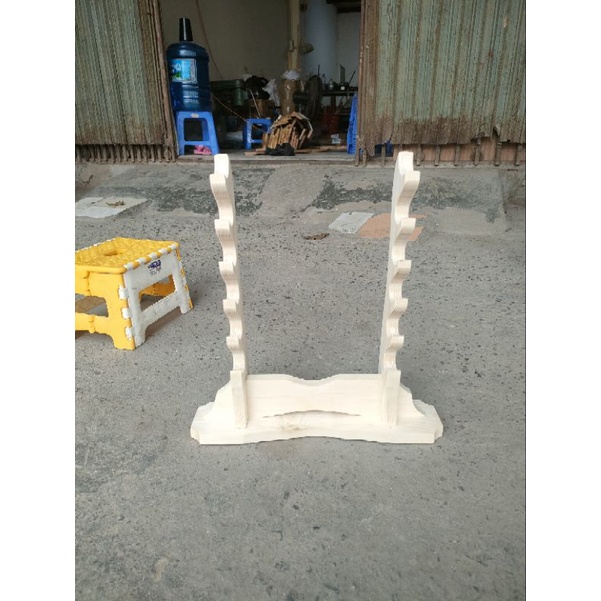 Kệ Sáo Để Bàn 6 Tầng Gỗ Thông