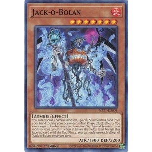 Thẻ bài Yugioh - TCG - Jack-o-Bolan / MP21-EN008'