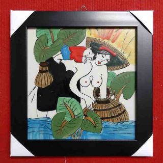 Tranh treo tường bằng sứ