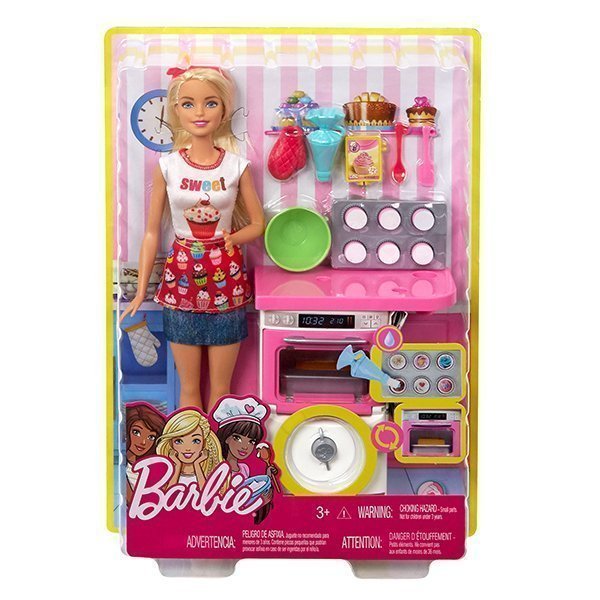 Đồ Chơi Búp Bê BARBIE Trổ Tài Làm Bếp Cùng Barbie FHP57