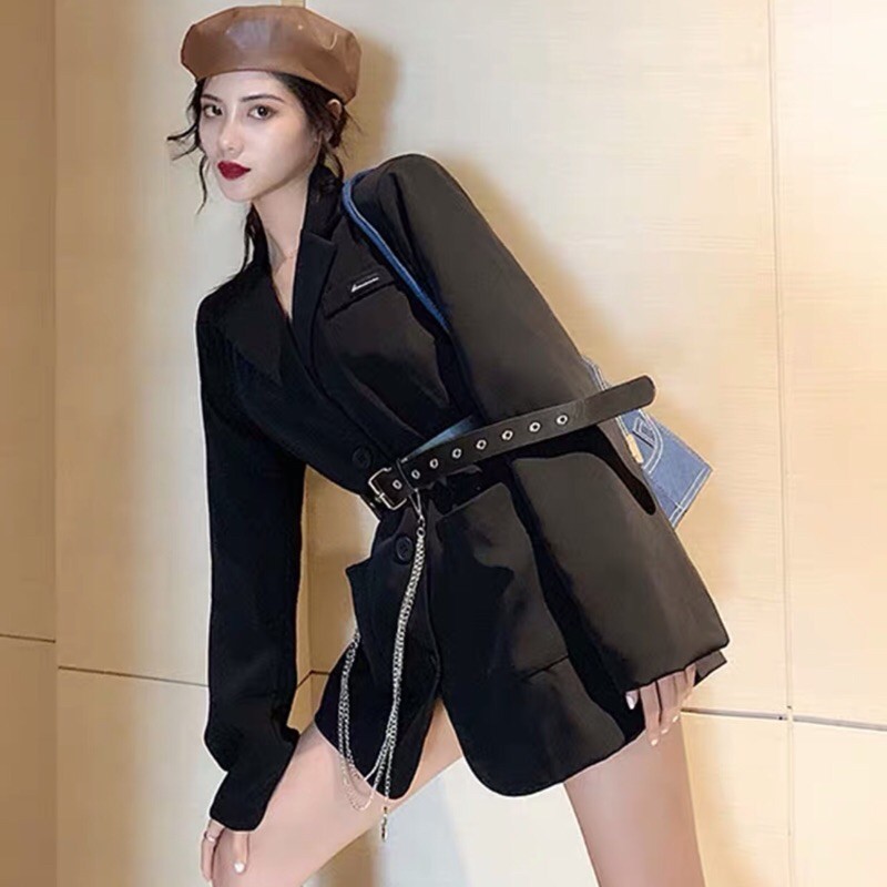 ÁO VEST BLAZER HAI LƠP TẶNG KÈM CHAIN FORM UNISEX l | BigBuy360 - bigbuy360.vn