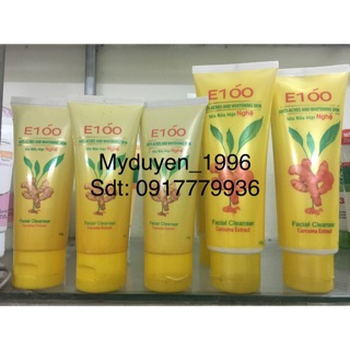 Sữa rửa mặt nghệ E100
