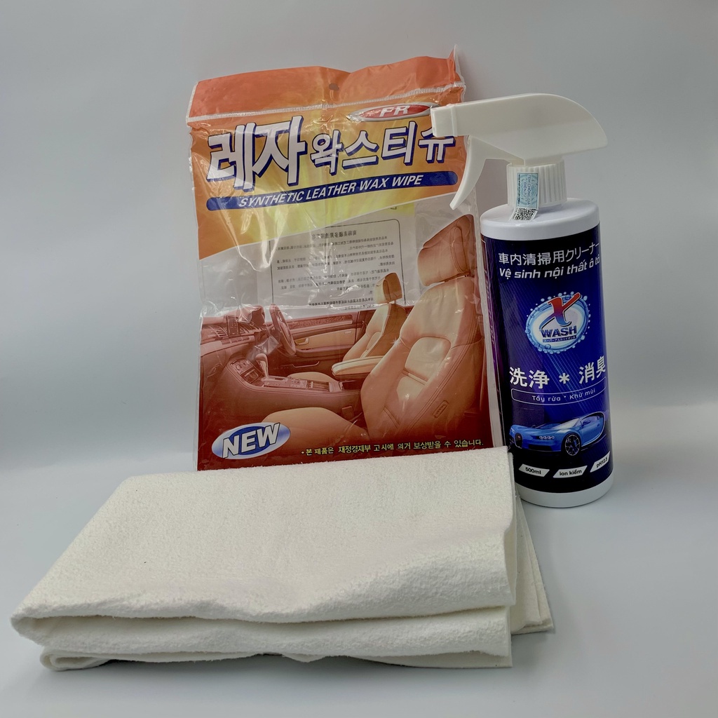 [Free ship] Khăn lau xe ô tô da dê cao cấp - Khăn lau ô tô đa năng cao cấp của hàn quốc