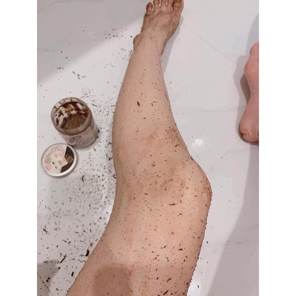 Tẩy da chết organic cafe sữa non Hemia, làm sạch da, dưỡng trắng, mềm mịn da, cấp ẩm, chống lão hoá da | BigBuy360 - bigbuy360.vn