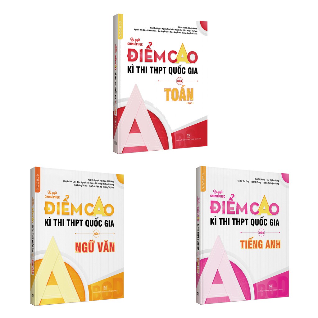 Sách - Combo Chinh phục điểm cao thi khối D - Toán Văn Anh - Tập 1