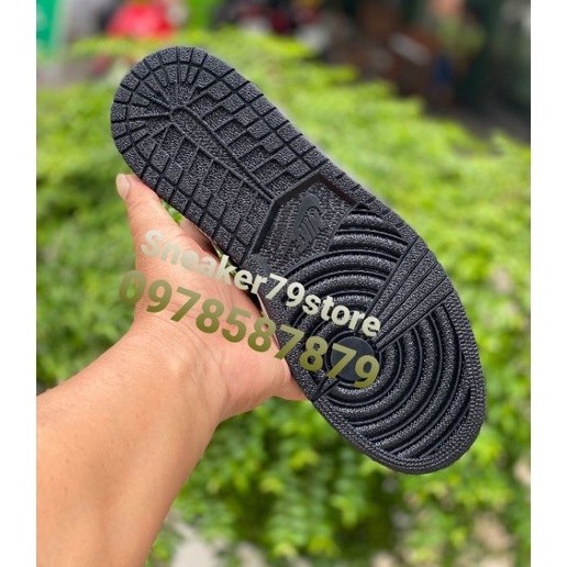 Giày Nike Jordan 1 Mid White/Black 554724-113 Nam/Nữ    Sneaker79Store