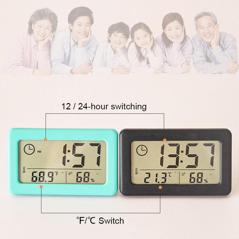 Đồng Hồ Báo Thức Điện Tử Thiết Kế Đơn Giản Phong Cách Bắc Âu