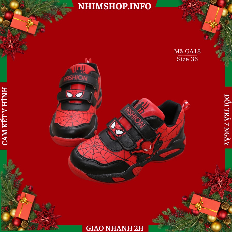 Giày Người Nhện Spiderman Bé Trai 3 - 10 Tuổi GA18