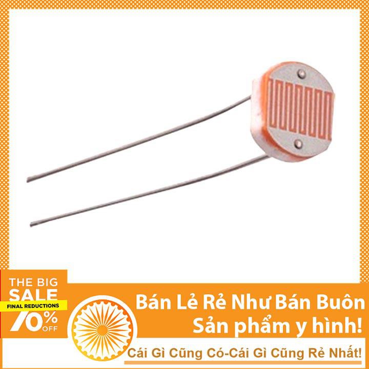 Quang Trở CDS 5mm (Cảm Biến Ánh Sáng 5mm)