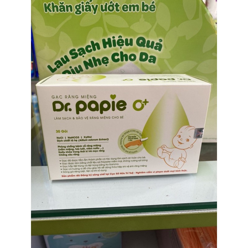 (HCM) Gạc răng miệng Dr Papie