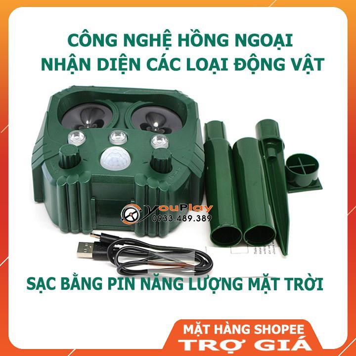 [ROBOT ĐUỔI CHUỘT] Cú mèo chuyên đuổi chuột, chó, mèo... hiệu AMB A3, máy đuổi chuột, máy đuổi chó, máy đuổi động vật