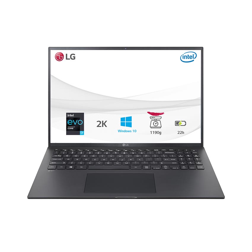 Laptop LG Gram 2021 16Z90P-G.AH75A5 (Core i7-1165G7/16GB /512GB /16.0 inch WQXGA /Win 10 / Đen)-Hàng chính hãng