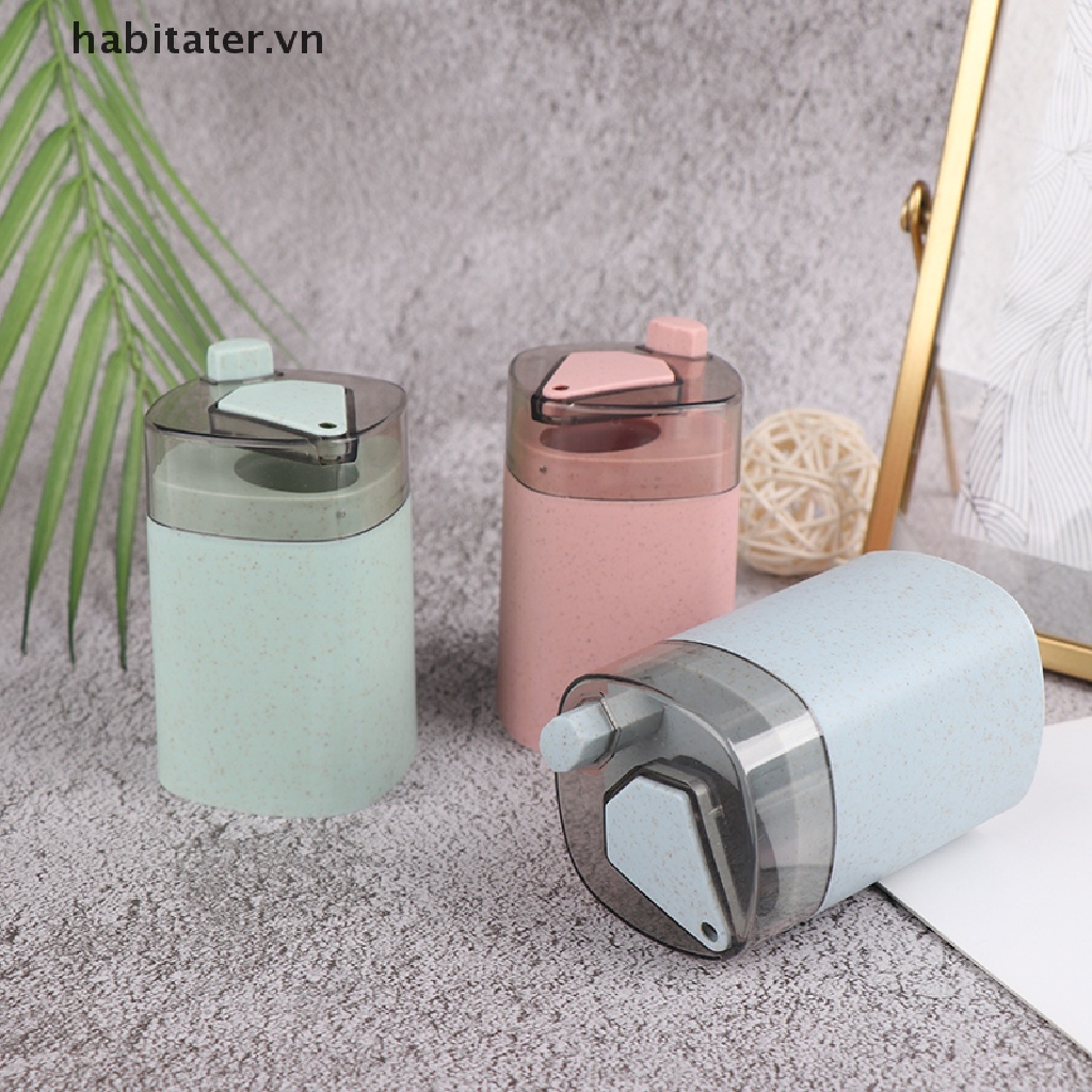 Hộp Đựng Tăm Xỉa Răng Tự Động Bằng Rơm Lúa Mì