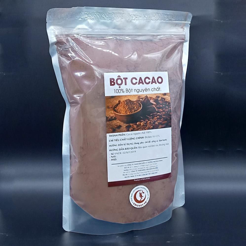 Bột Cacao Nguyên Chất 100% (1kg ) - Cacao Nguyên Chất Thơm Ngon Đậm Vị