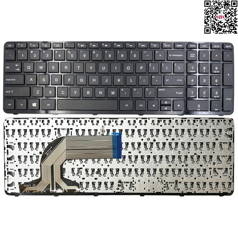 Bàn phím laptop HP Pavilion 15-N 15-E 15N 15T 15-F 15-G 15-R 15-A 15-S 15-H, 250 G2 G3, 255 G2 G3, 256 G2 G3 Có Khung