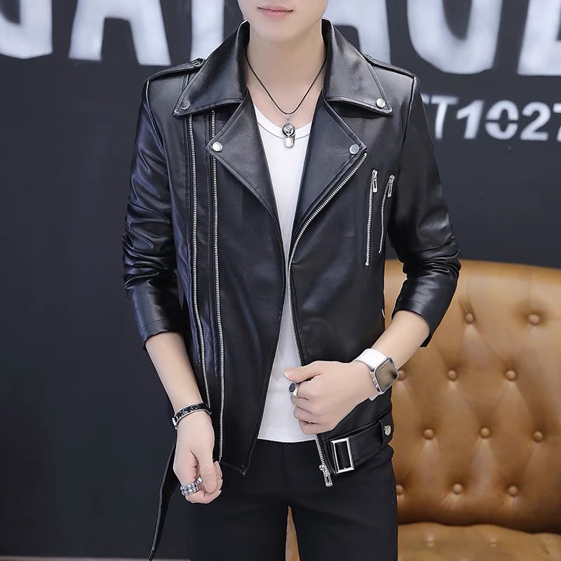 Áo da nam biker jaher mẫu mới nhất 2022