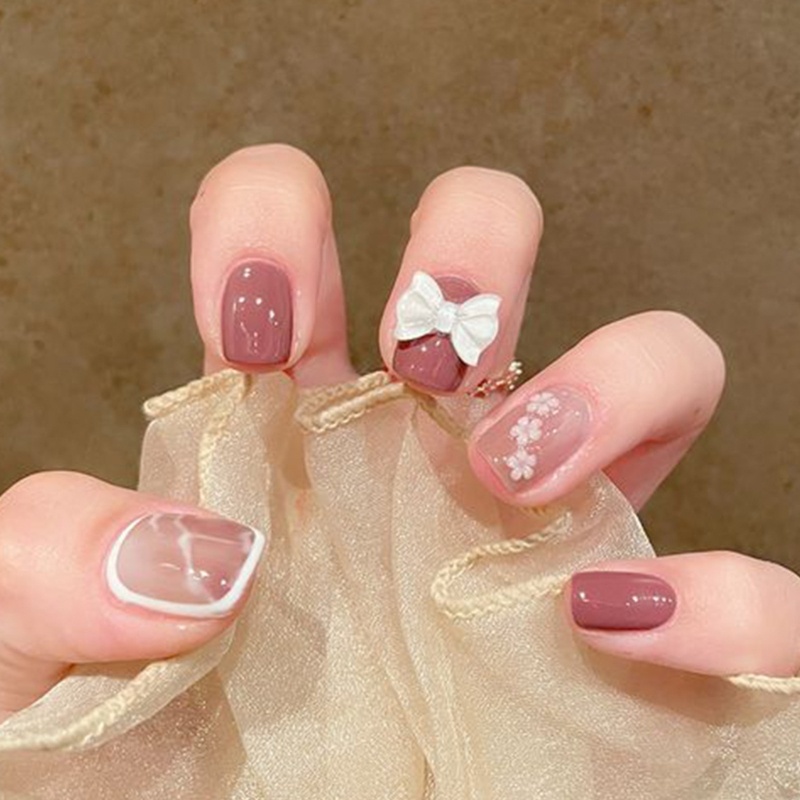 Set 100 Chi Tiết Nơ 3D Trang Trí Móng Tay Nghệ Thuật Độc Đáo