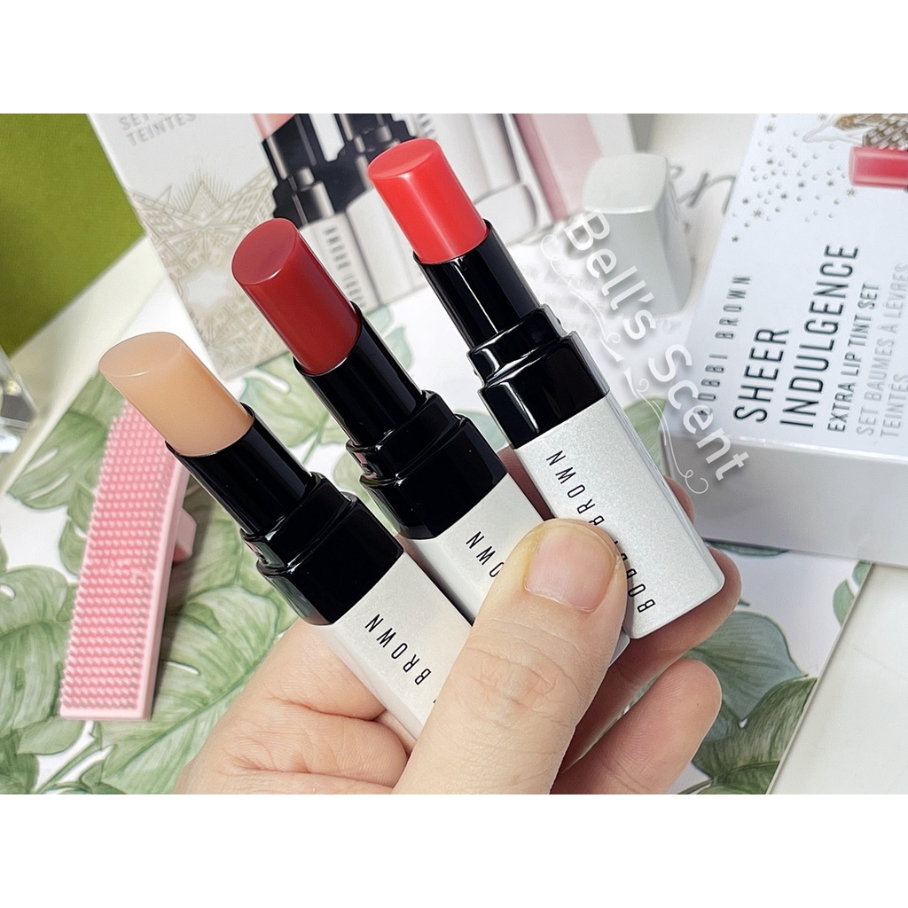 [Mã 252FMCGSALE giảm 8% đơn 500K] Set son dưỡng môi Bobbi Brown SHEER INDULGENCE EXTRA LIP TINT