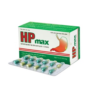 Viên uống HP Max hỗ trợ viêm loét dạ dày, hàng tá tràng