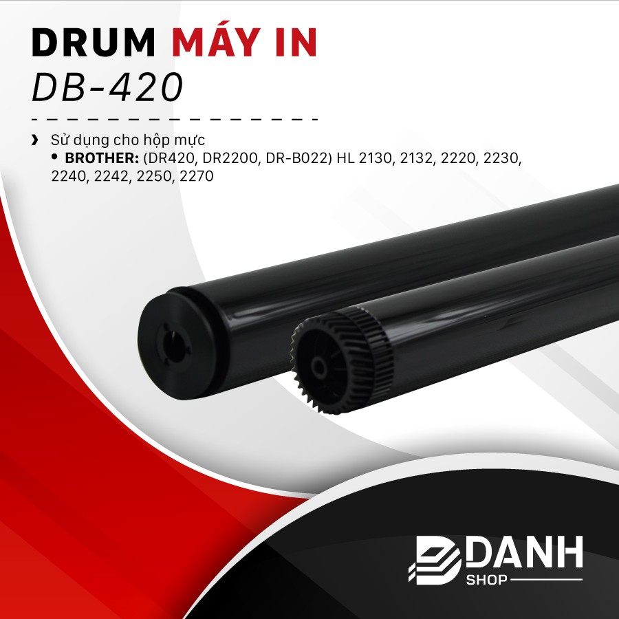 Drum/Trống 420 - máy in brother TN 420, TN450, HL2130, 2255, 2132, 2220, 2230, 2240, 2242, 2250, 227