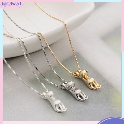 Dây chuyền bạc 925 mặt hình mèo xinh xắn
