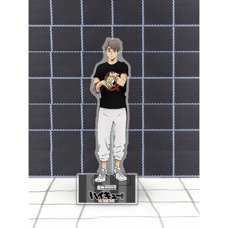 Mô hình nhân vật trong anime Haikyuu bằng acrylic có đế để bàn trang trí