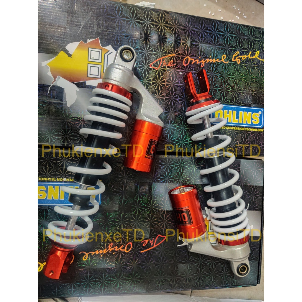 Phuộc sau OHLINS bình dầu lắp AIRBLADE NOUVO4 PCX IMPULSE SHARK FELIZ ...