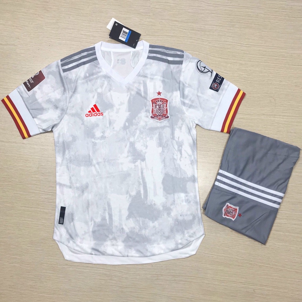 Áo Bóng Đá Đội Tuyển Tây Ban Nha- Quần Áo Bóng Đá- Chất Polyeste -Màu Mới 2022- Hàng Thái Lan
