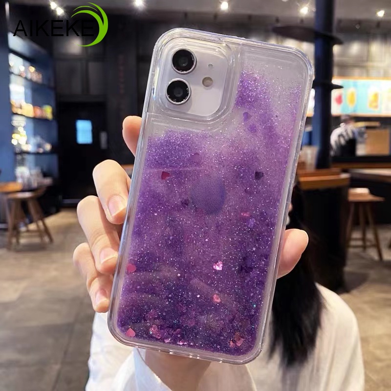 Ốp Điện Thoại Mềm Trong Suốt Phối Kim Tuyến Nước Cho Realme 9i 9 9 Pro Plus C35 V25 V5 5G Narzo 30 Pro GT Neo 2 Q5 Pro