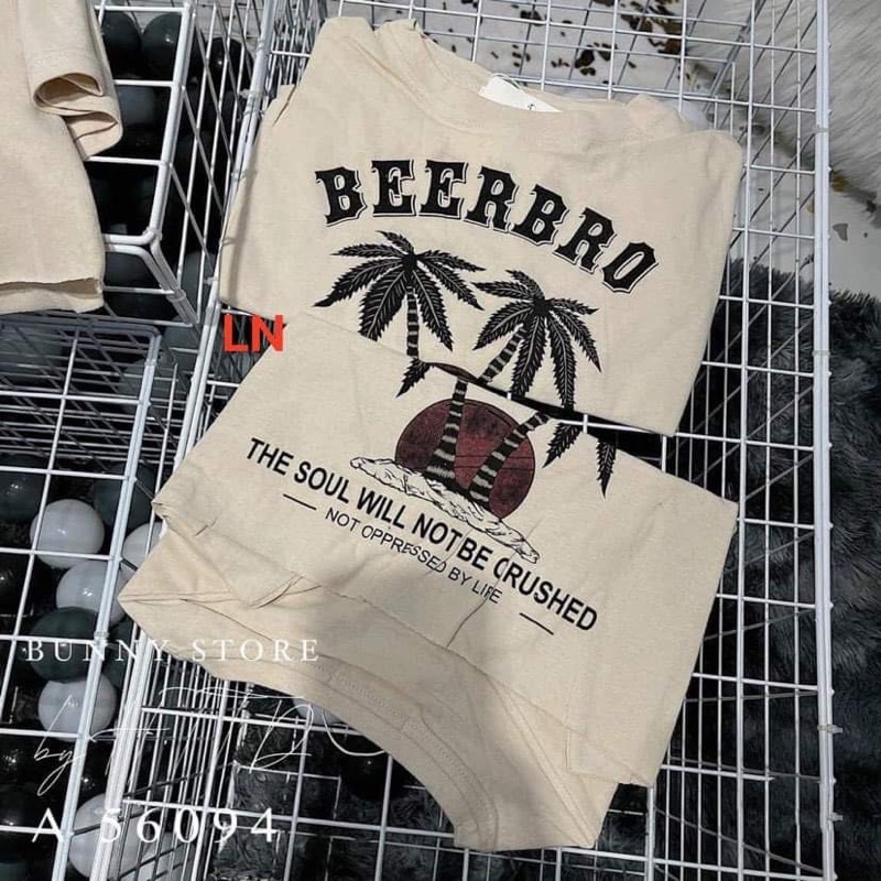 Áo croptop cây dừa Bee LN12