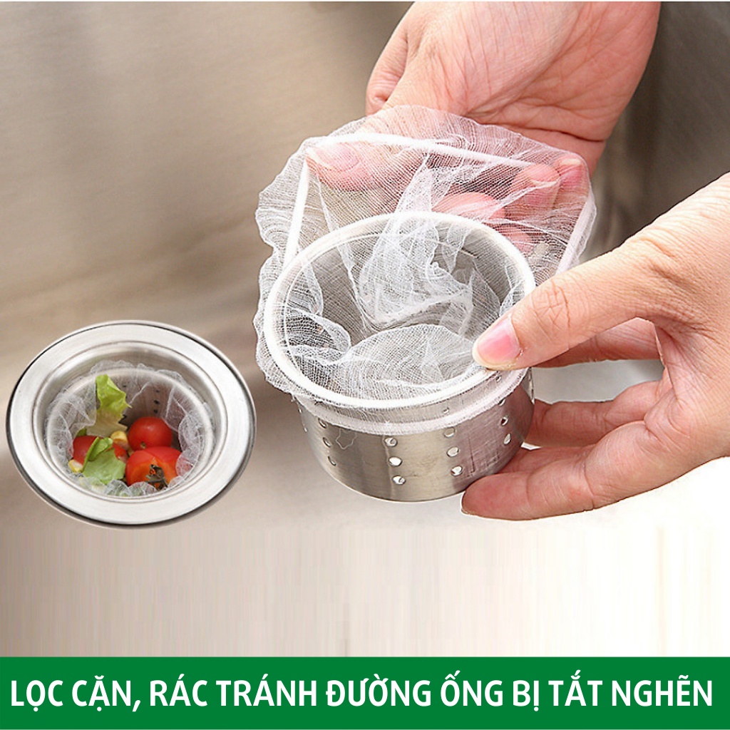 Túi lọc rác bồn rửa chén bát túi lưới chặn rác