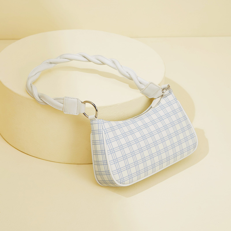 Túi xách họa tiết caro phong cách Retro hợp thời trang cho nữ IELGY