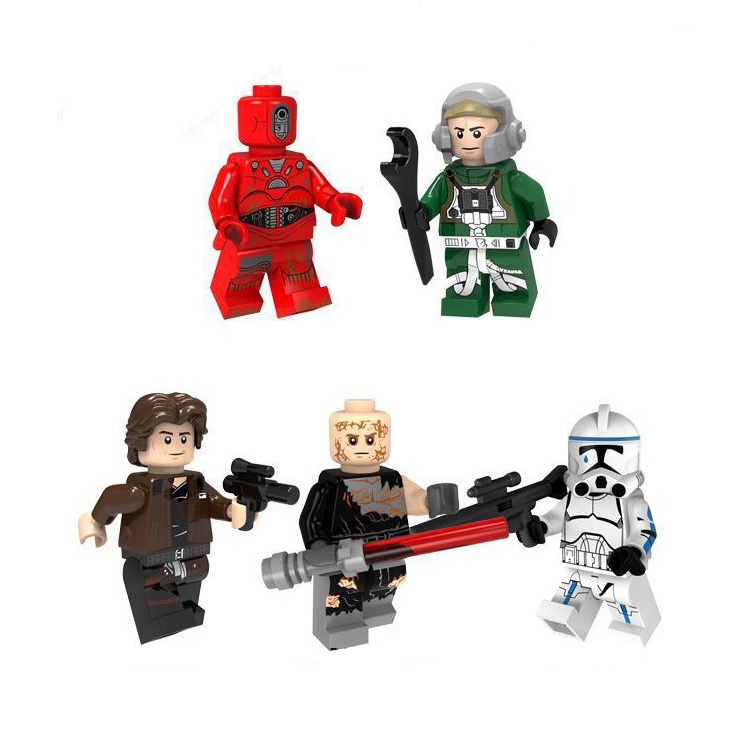 Bộ 5 nhân vật minifigures Star Wars PG8145