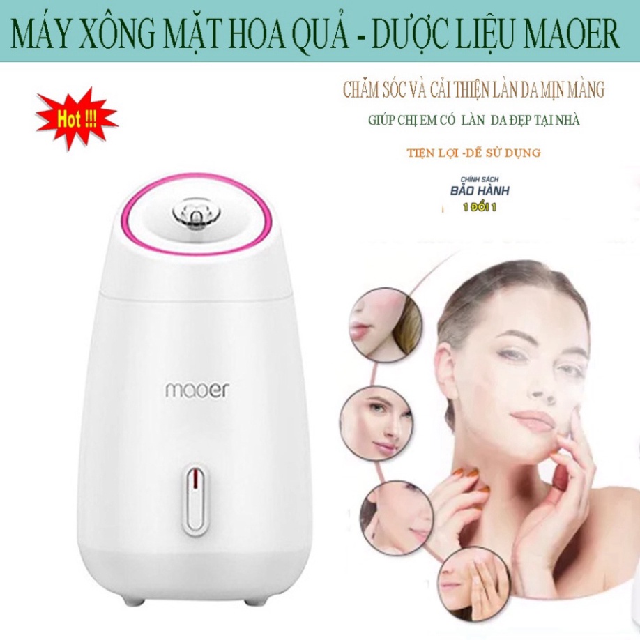 Máy xông mặt Maoer sử dụng hoa quả, thảo dược hàng cam kết chính hãng GIẢM GIÁ CỰC SỐC