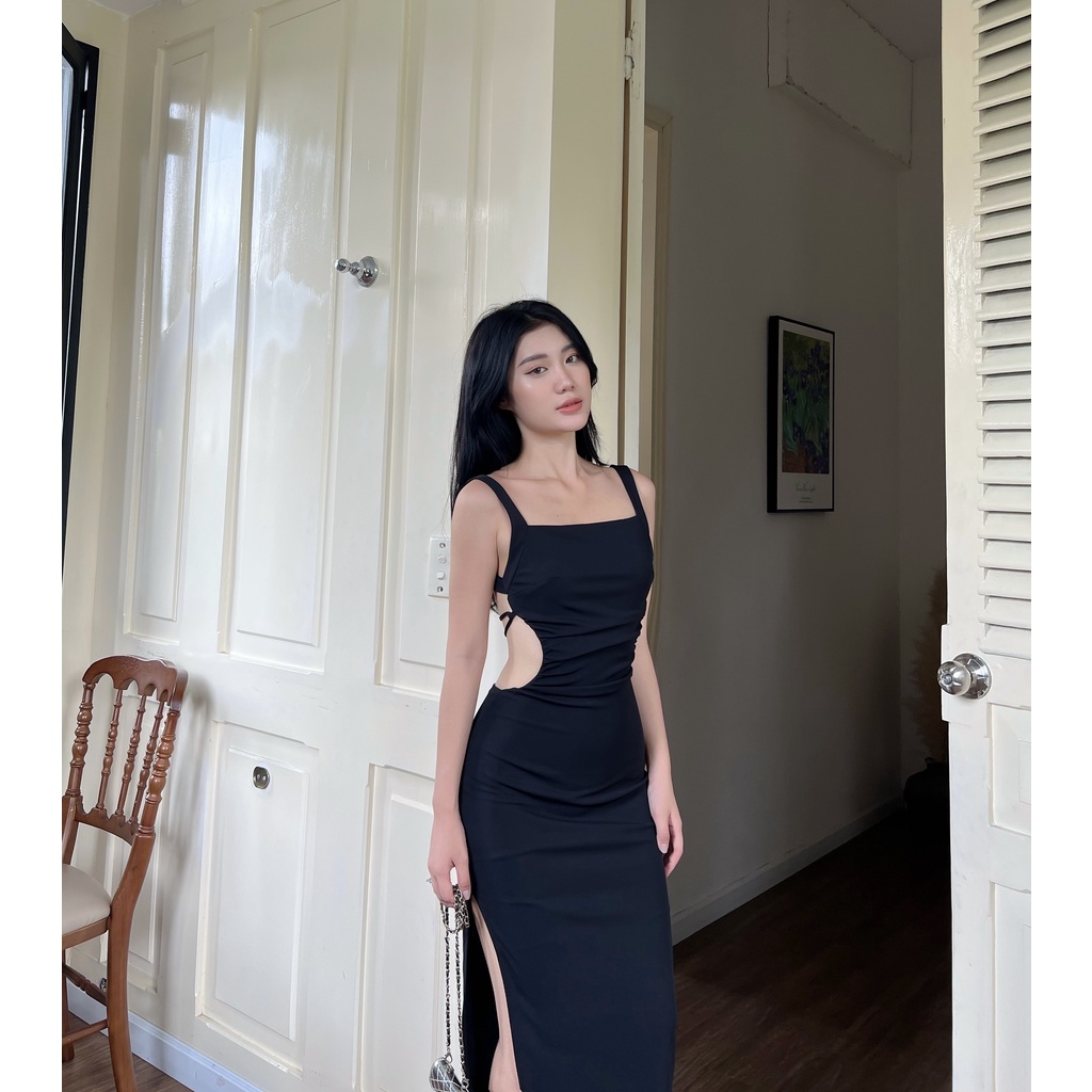 BBSTORE'S Đầm Body Hai Dây  Hở Lưng Cực Xinh Thích Hợp Đi Tiệc Dạo Phố  - D1004