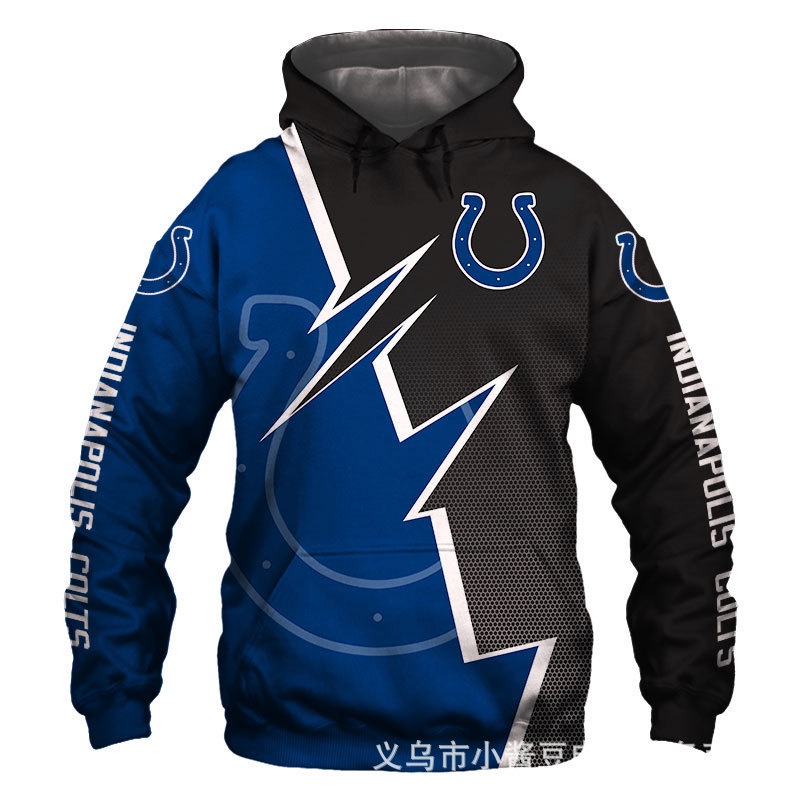 Áo Hoodie In Họa Tiết 3D Kỹ Thuật Số Thời Trang Thu Đông Cho Nam