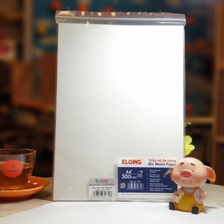 Giấy vẽ màu nước a4 klong 300gsm 20tờ