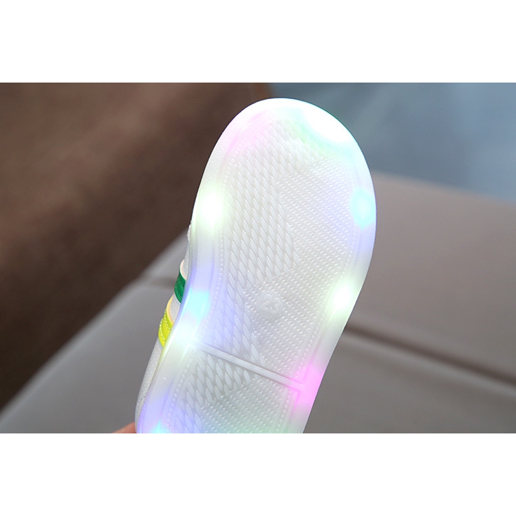 Giày Thể Thao Có Đèn LED Size 21-30 Phong Cách Hàn Quốc Cho Bé